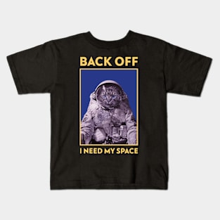 Space Cat In Space Kids T-Shirt
